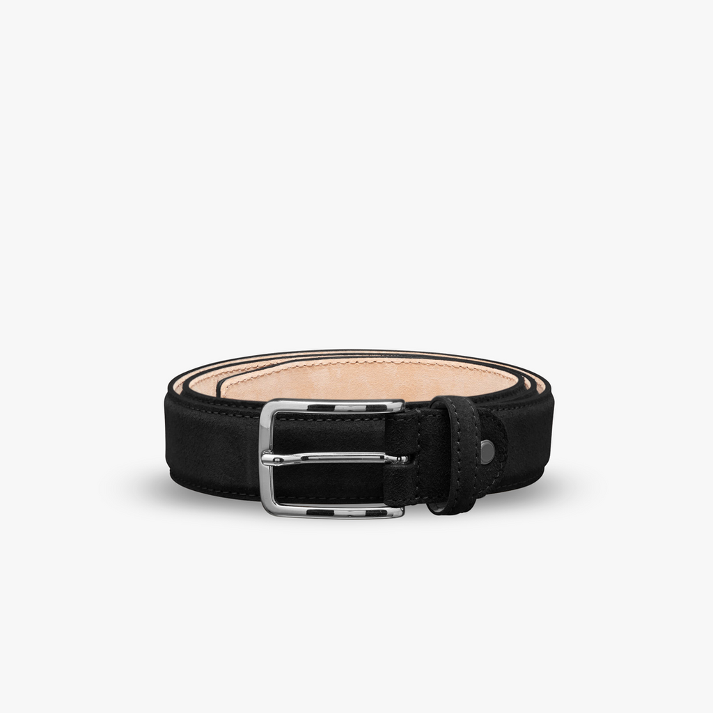 Black Suede Belt