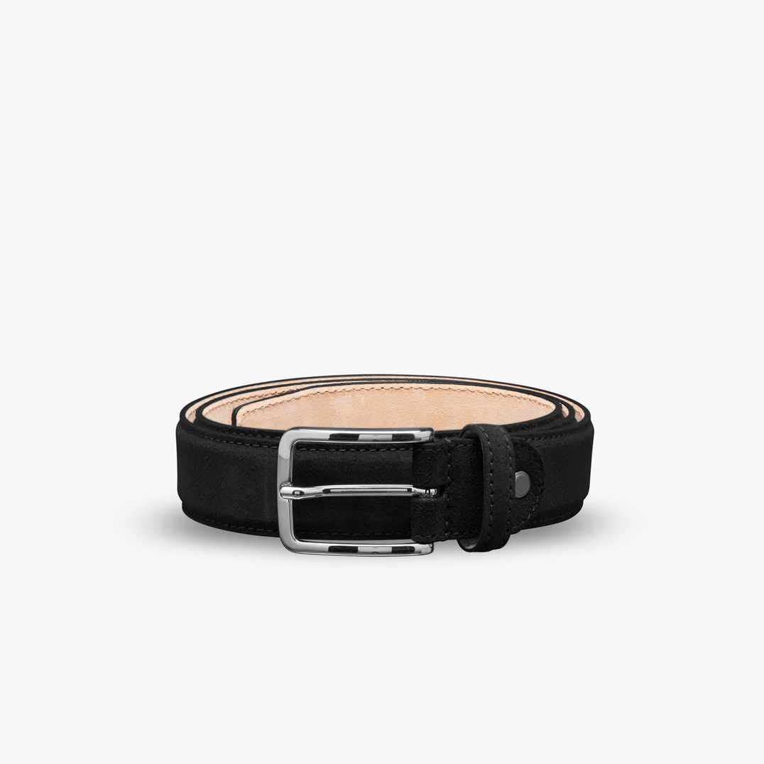 Black Suede Belt