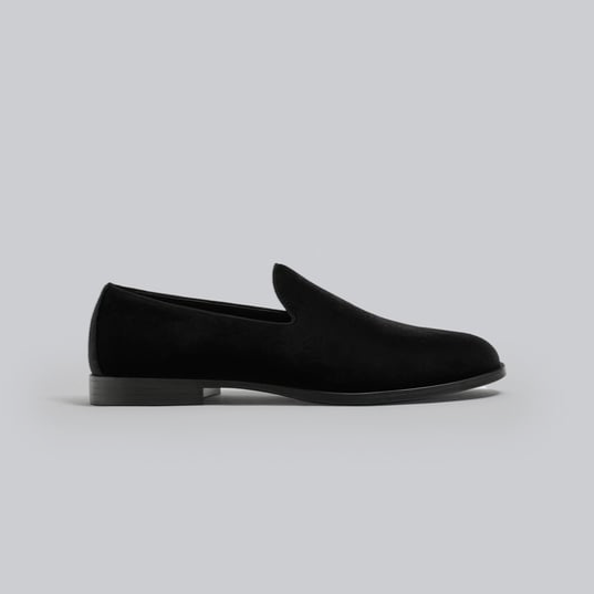 Black Suede Loafers