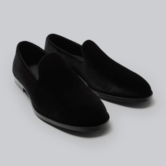 Black Suede Loafers