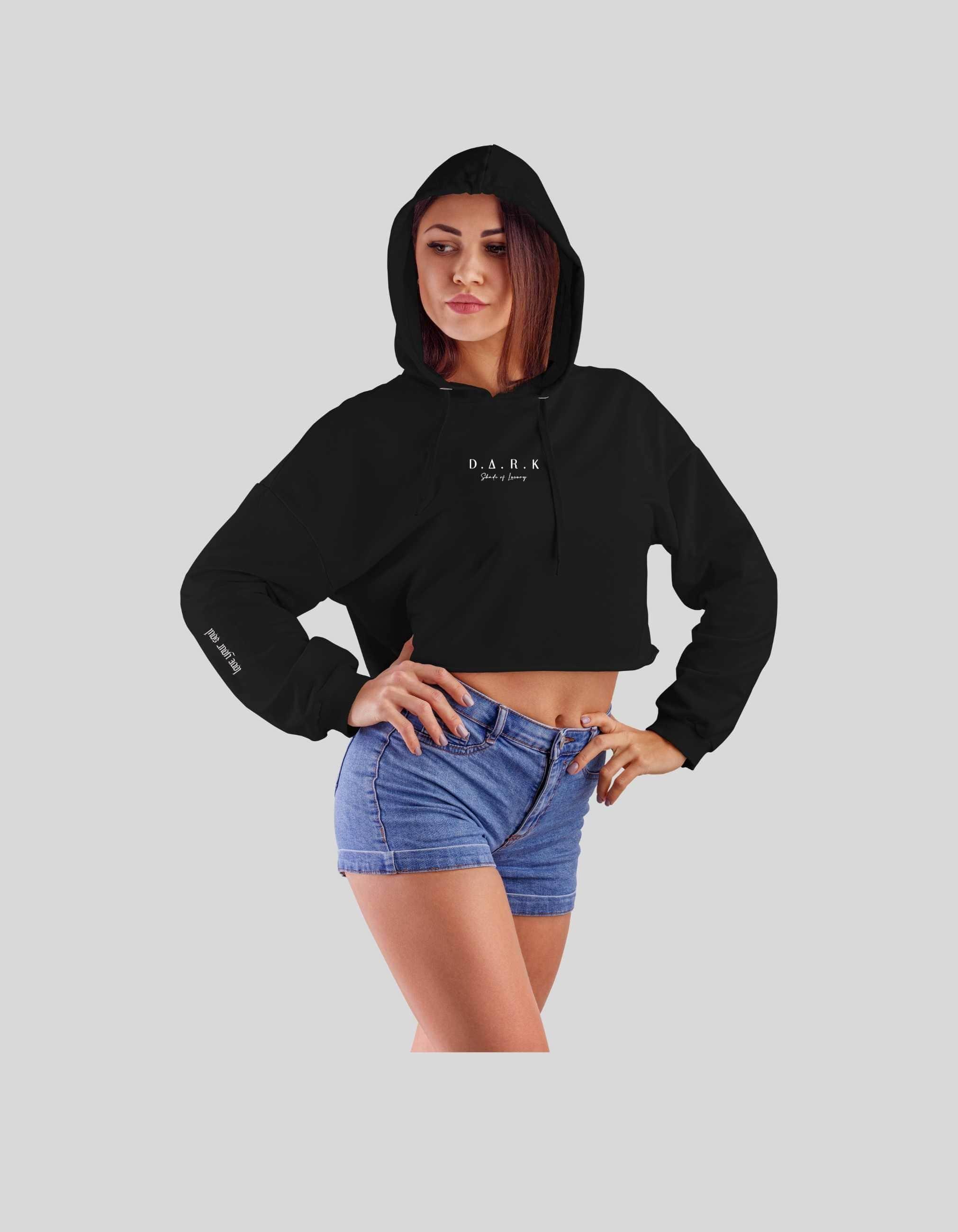 Love Cropped Hoodie