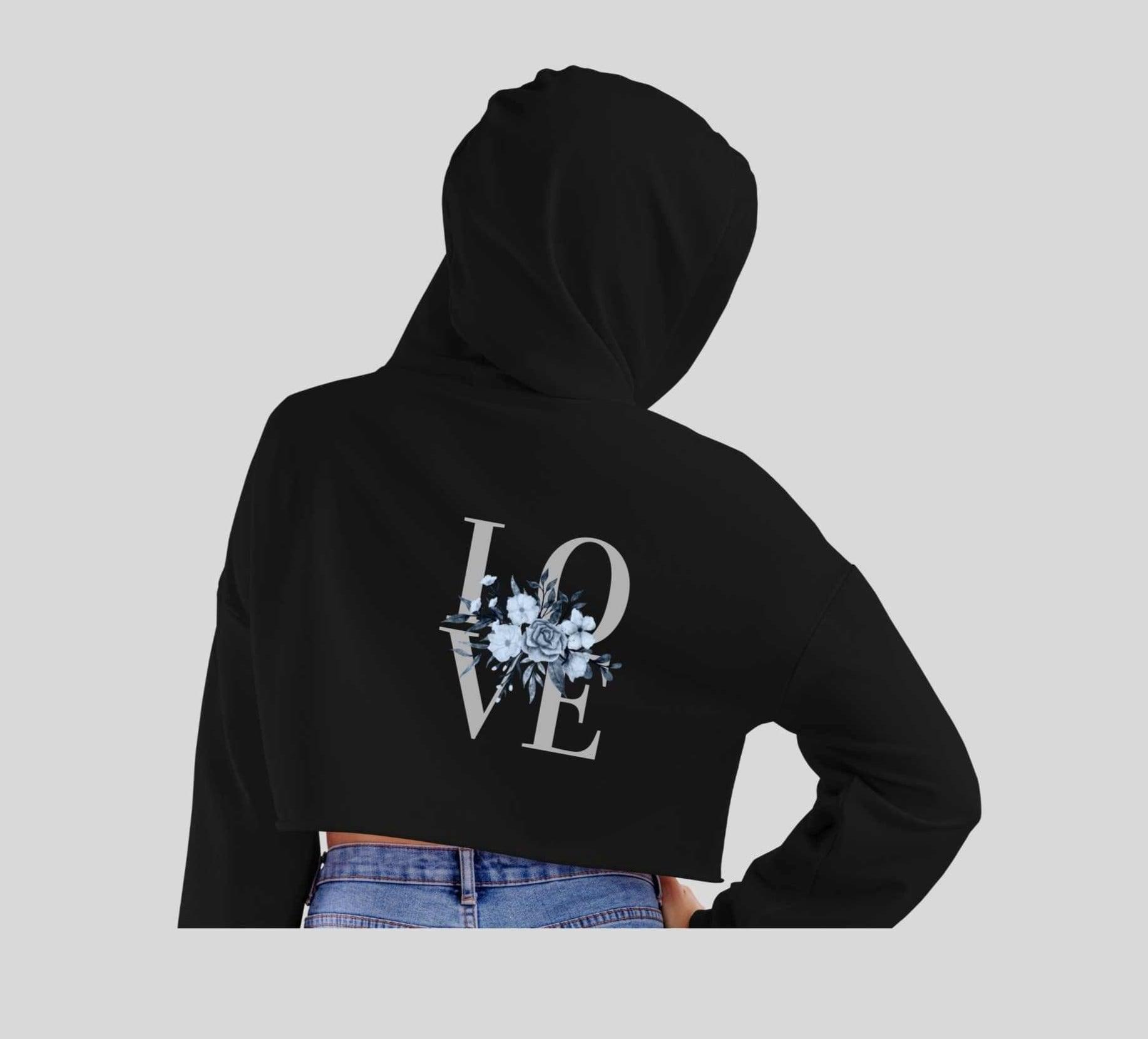 Love Cropped Hoodie