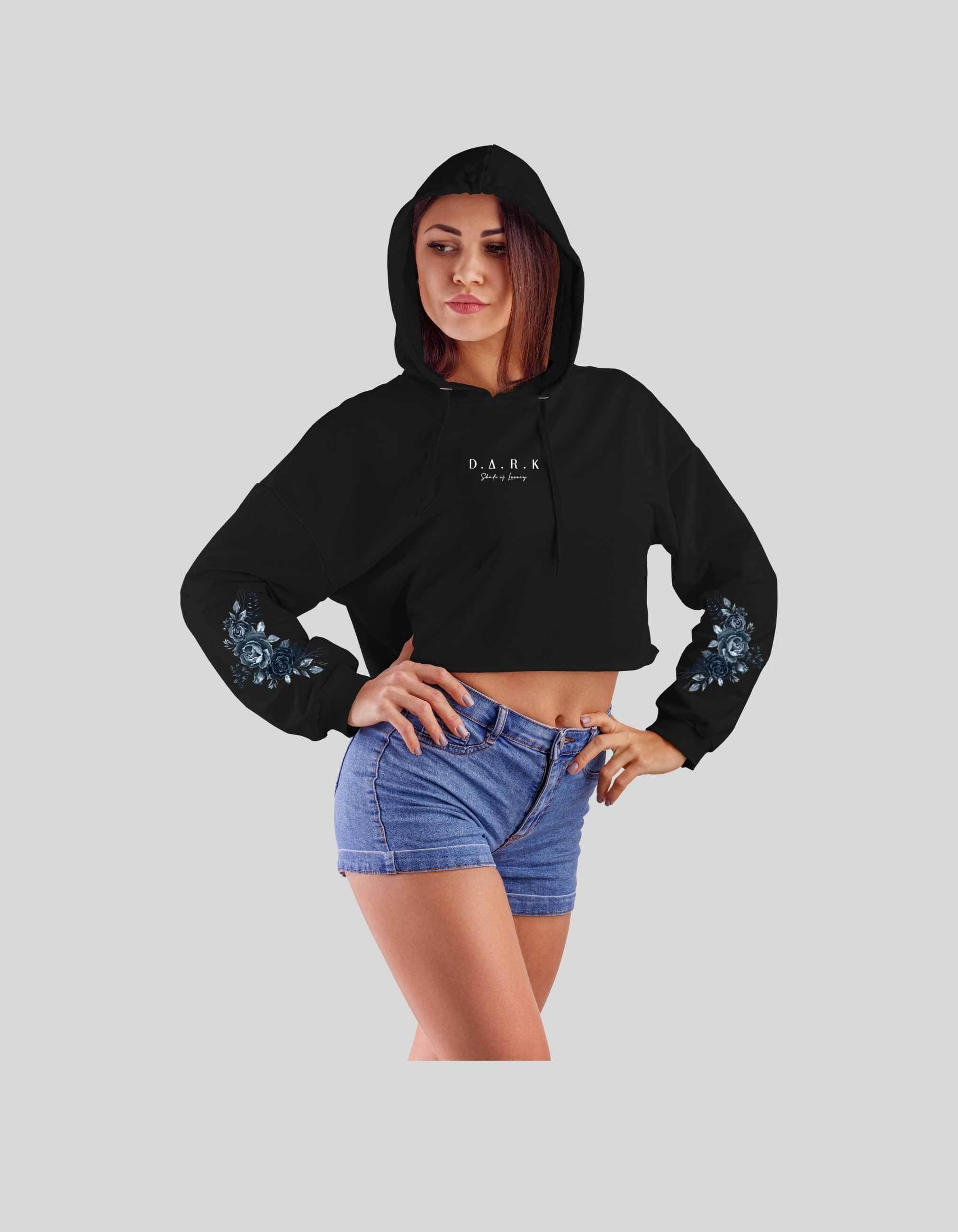 Romance Cropped Hoodie