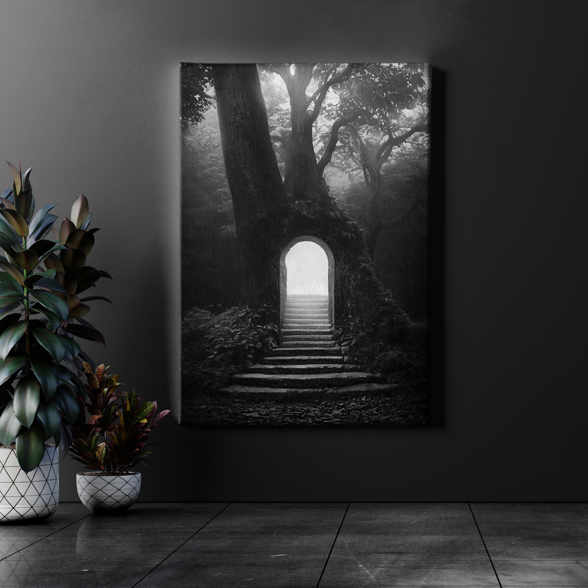 Stairway into nature